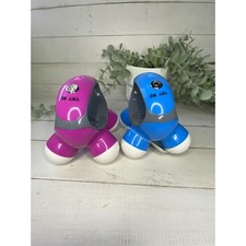 Quatro Mini Massager Battery Operated Pink and Blue 2 Pack - New FREE SHIPPING