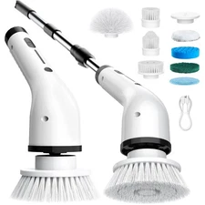Electric Spin Scrubber for Cleaning Cordless IPX5 Waterproof Bathroom Shower