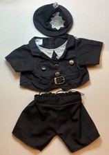 Build A Bear Police Officer Uniform Costume Jacket Hemet Outfit Trousers PC