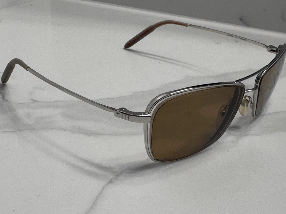 Óculos de sol Mosley Tribes Aviatrix S estilo aviador polarizado prata - apenas armação - Imagem 3 de 4