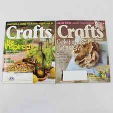 Lot of 2 Crafts 'n Things Magazines April  June 2011 Issues Good Condition