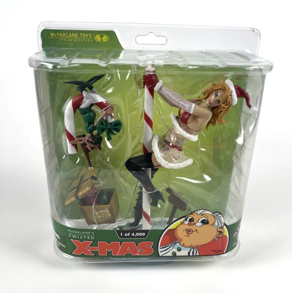 Figura de Navidad McFarlane’s Twisted X-Mas Mrs. Claus Variante Rubia 1/4K SELLADA Foto 4 de 4