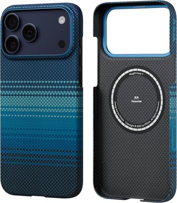 PITAKA Magnetische iPhone 17 Pro Max Aramidfaser Hülle mit empfindlicher Kamerasteuerung