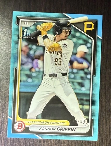 2024 Bowman Draft - Konnor Griffin #BD-22 Sky Blue /499 (RC)