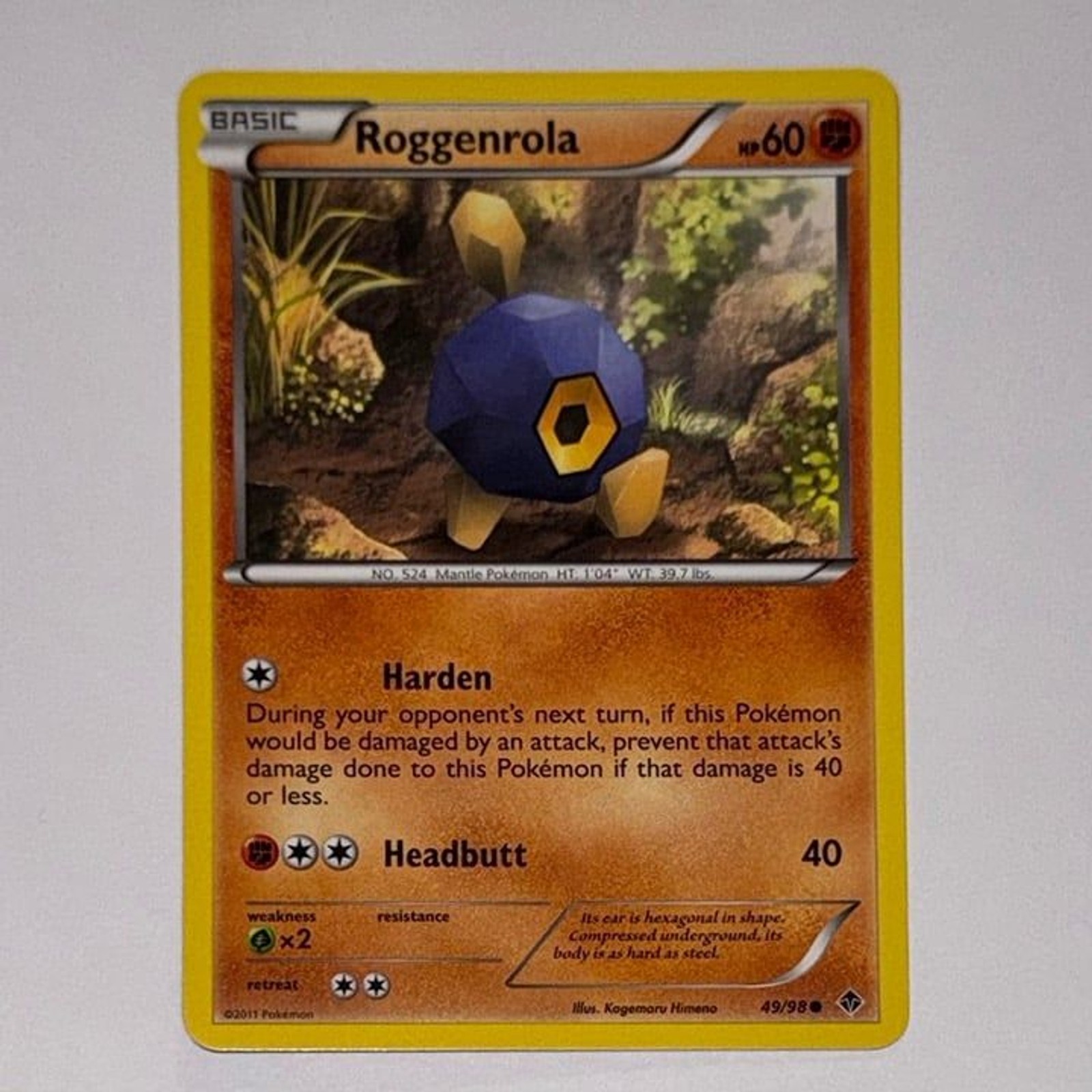 Pokémon Card: Roggenrola 49/98 (Pokemon Emerging Powers)