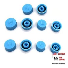 10 Pack R134A Valve Core Caps Replacement Car A/C Refrigerant Port Cap