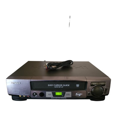 #ad *FULLY SERVICED* Hitachi VT FX6404A 4 Head Hi Fi VCR Plus VHS SQPB $84.52