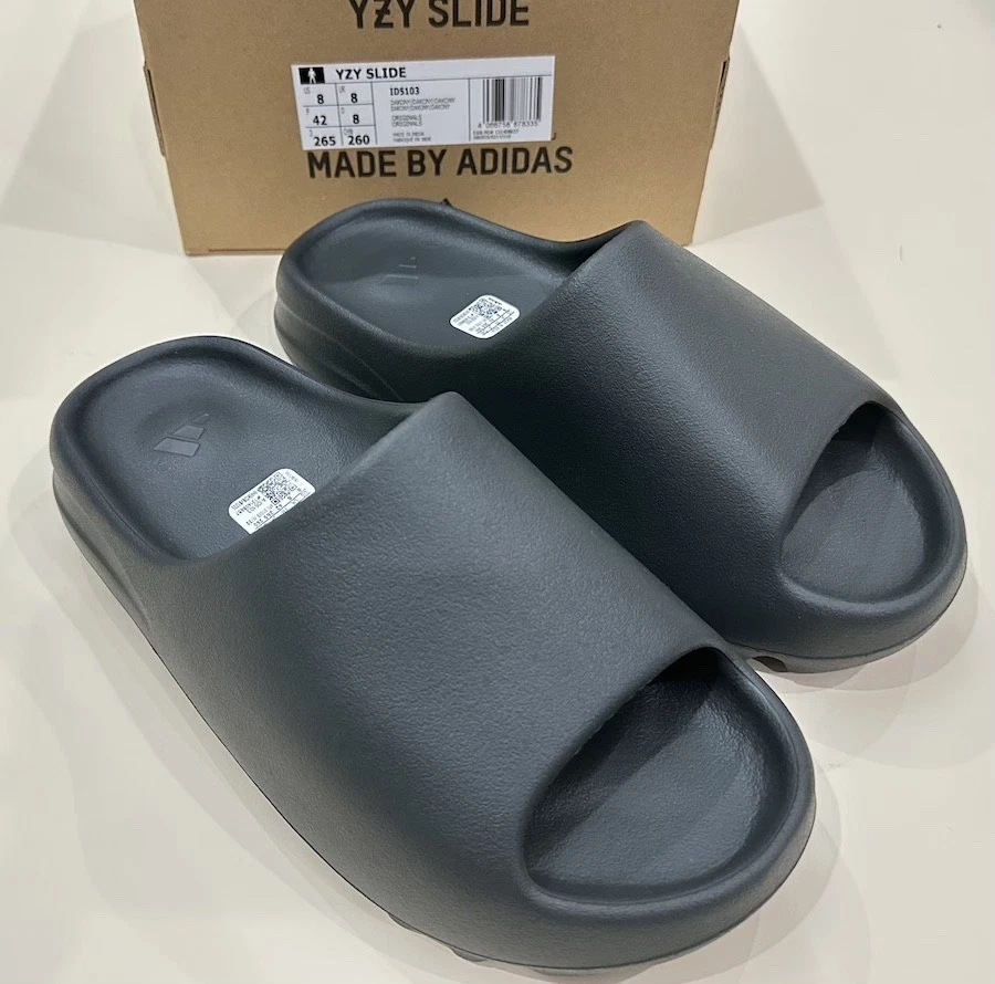 adidas gazelle silver green womens Yeezy Slide Bone main image 1