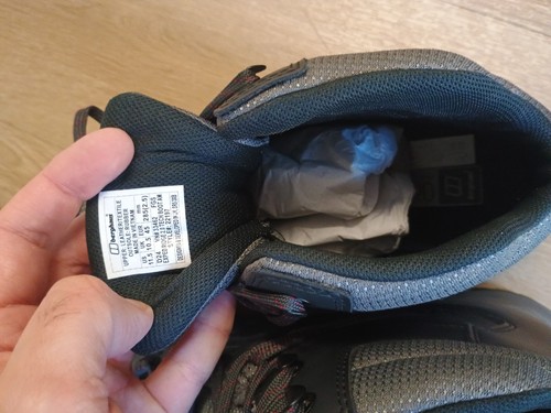 Botas de senderismo Berghaus Expeditor Ridge 2.0 para hombre negras/rojas nuevas con etiquetas - Reino Unido 10,5 - Imagen 6 de 6