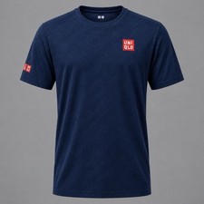 RF Roger Federer Uniqlo 2026 US Open Exclusive Tennis Shirt Size L NWT