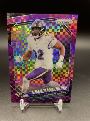 2025 Nnamdi Madubuike #22-Panini Prizm PURPLE POWER #d/49- Ravens