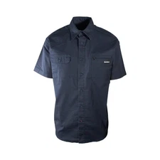 DieHard Men's Shirt Work Twill Resists Short Sleeve Black, Navy, Grey