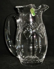 Waterford Crystal Ice Lip Jug, Criss Cross & Vertical