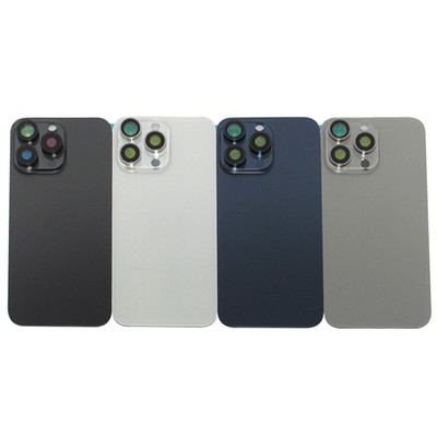 Battery Back Door Glass Cover With Camera Lens For iPhone 15 /15 Plus 15 Pro Max