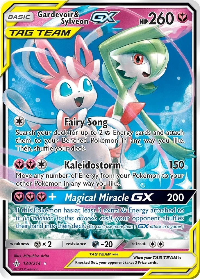 Gardevoir & Sylveon GX 130/214 Sm-Unbroken Bonds