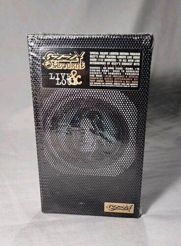 Live & Loud Video von Ozzy Osbourne spezielles Metallgehäuse (VHS, 1993) brandneu!