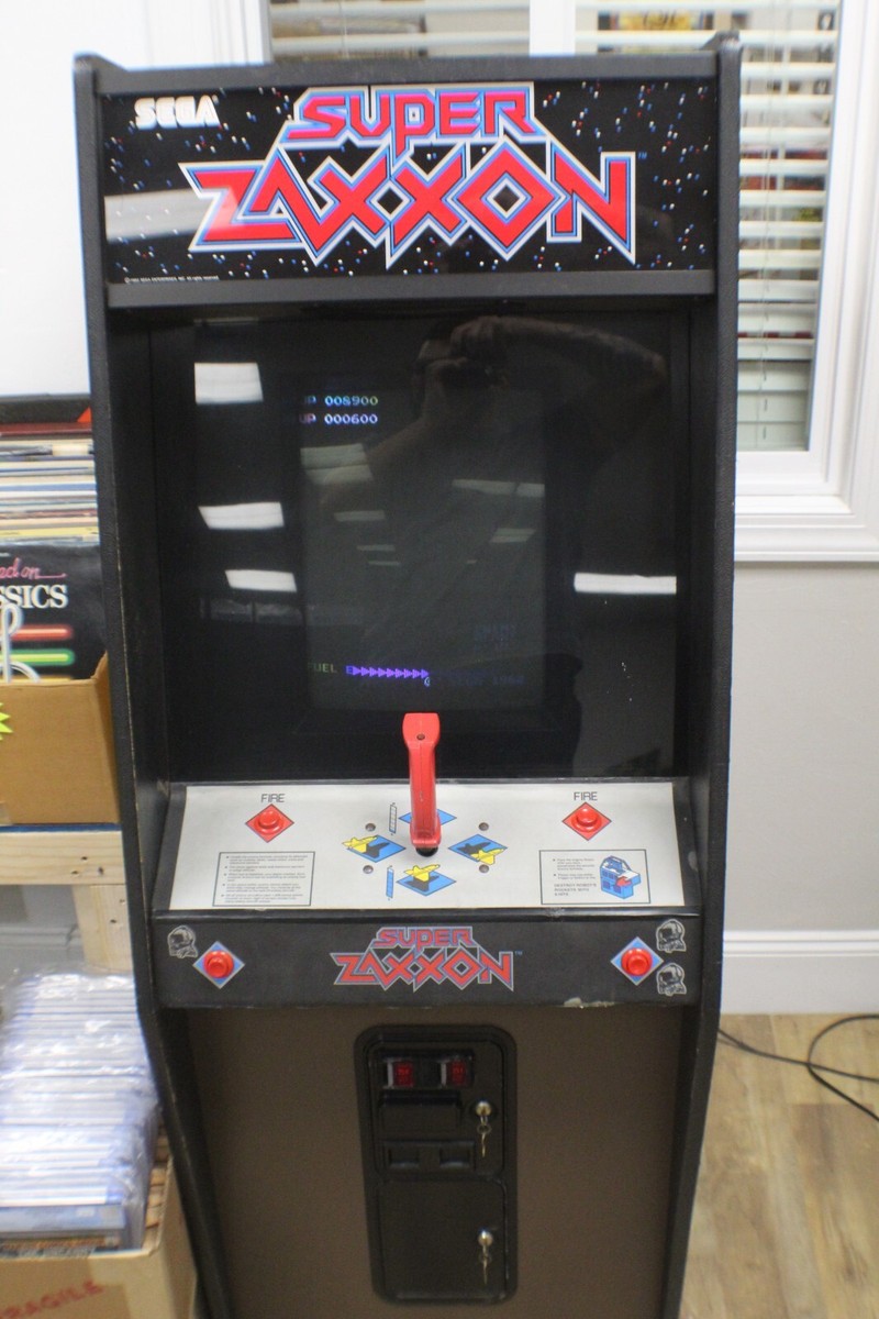 Super Zaxxon Arcade Machine Sega Works Great All Original Vintage