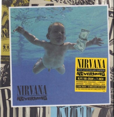 Nirvana Nevermind 180G + 7'' RECORD, BOOK NEW OVP Geffen Vinyl LP-Box