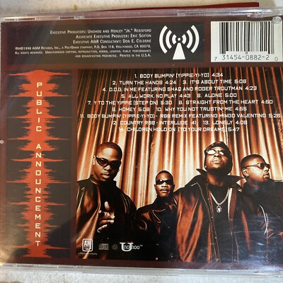 R KELLY /PUBLIC ANNOUNCEMENT -All Work, No Play CD (1998) VGC+ ZZZ