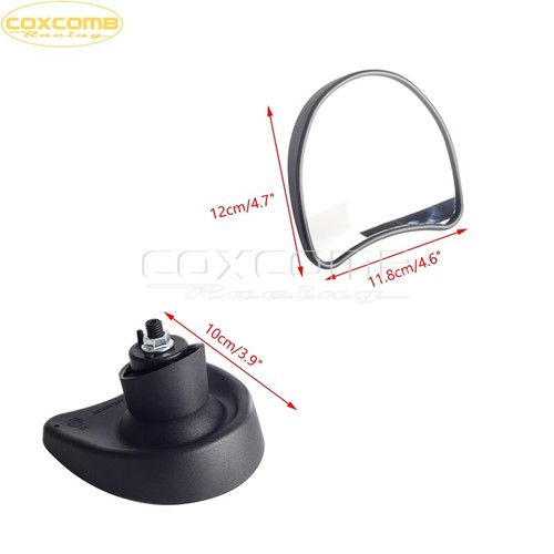 Black Fairing Mount Rearview Mirrors for Harley Street Glide Ultra Limited FLHTK - 第 2/8 張圖片