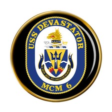 Uss Devastator (MCM-6) Anstecker Abzeichen