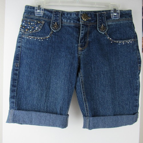 Pantalones cortos de mezclilla azul capri women's Juniors Rewind Talla 5 |  eBay