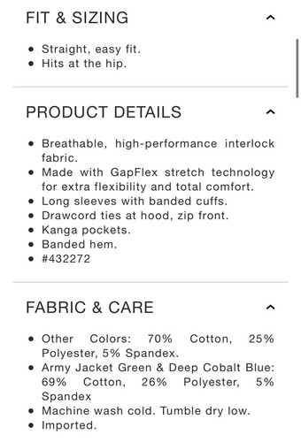 Felpa con cappuccio uomo taglia L GapFit GapFlex Performance beige/iconica kaki full zip nuova con etichette - Foto 5 di 5