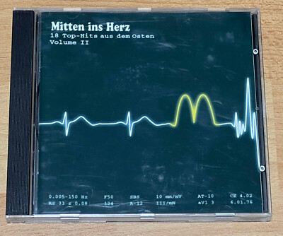 Mega RARE CD! Mitten ins Herz - 18 Top-Hits aus dem Osten Volume II AMIGA
