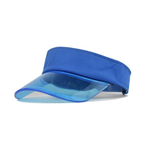 Sombreros de sol de verano de ala transparente ajustables vacíos sombrero de copa viaje deporte - Imagen 13 de 25