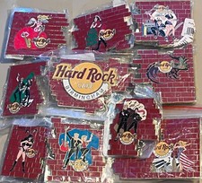 Hard Rock Cafe BIRMINGHAM 2003 PUZZLE SET Brick Wall 10 PIN Complete Set LE 250!
