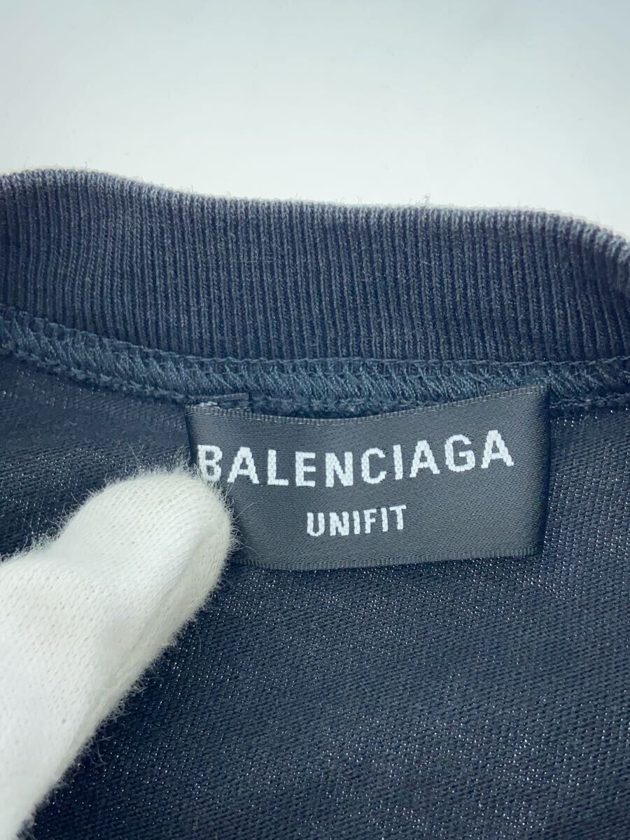 BALENCIAGA T-SHIRT 21SS FLAME TEE L COTTON Black 656978 BALENCIAGA T-SHIRT 21SS FLAME TEE L COTTON Black 656978