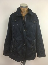 Kstn Kirsten Jacket Windbreaker Navy Blue Womens Uk 18 Casual Light Coat