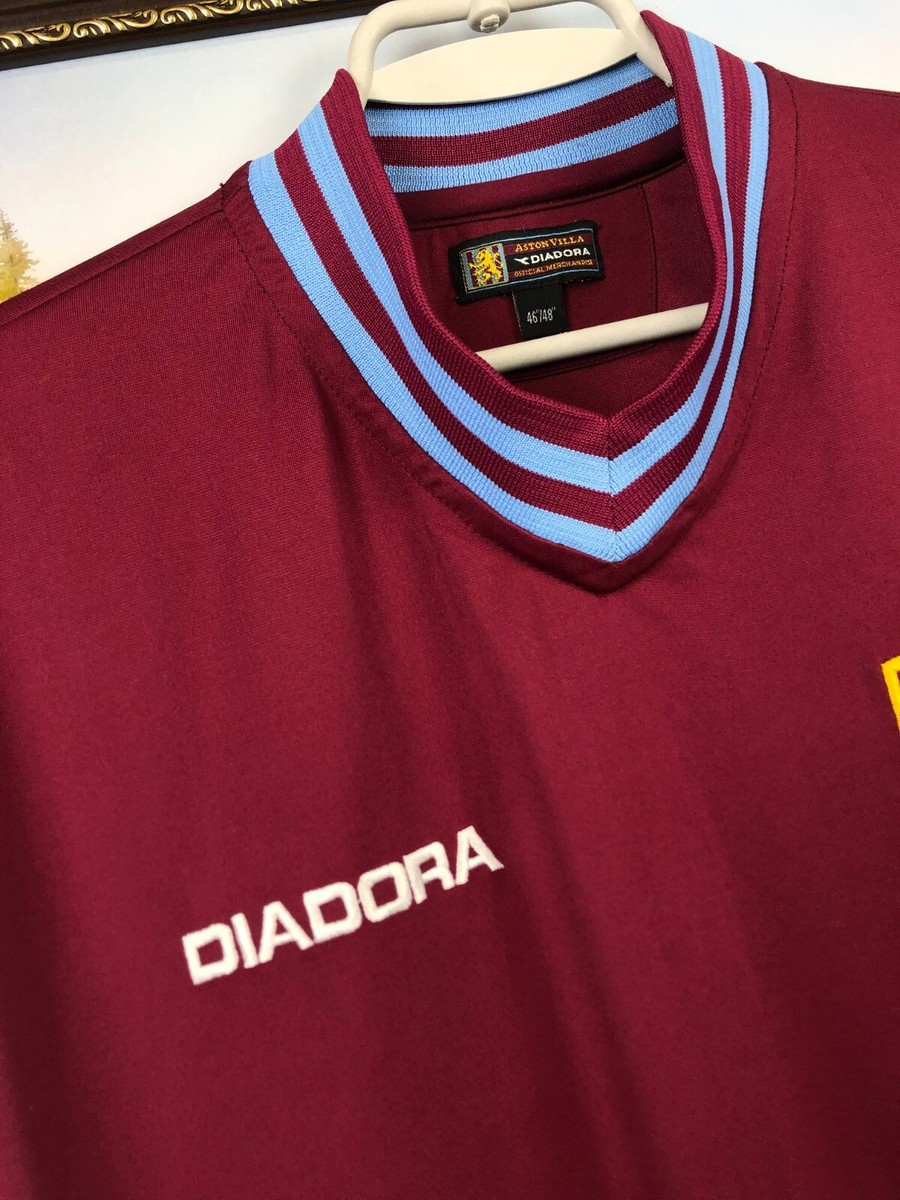 Aston Villa アストンヴィラ 2002 diadora Home ASTON VILLA 2001/2002 HOME FOOTBALL SHIRT DIADORA SIZE XL | eBay