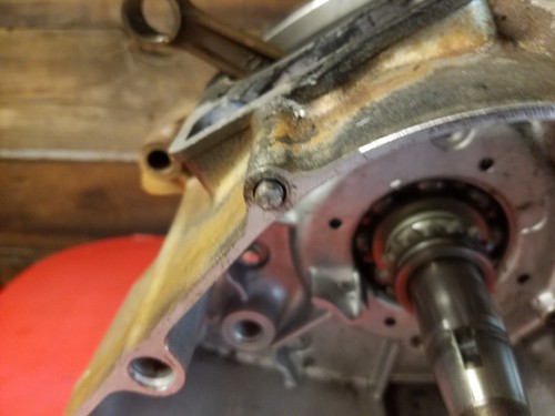 WARRIOR 350 YFM350 RAPTOR YFM350 ENGINE MOTOR BOTTOM END CRANKCASE CRANK CASE - Picture 4 of 22