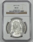 1892-O Morgan Dollar CERTIFIED NGC MS 63 Silver Dollar