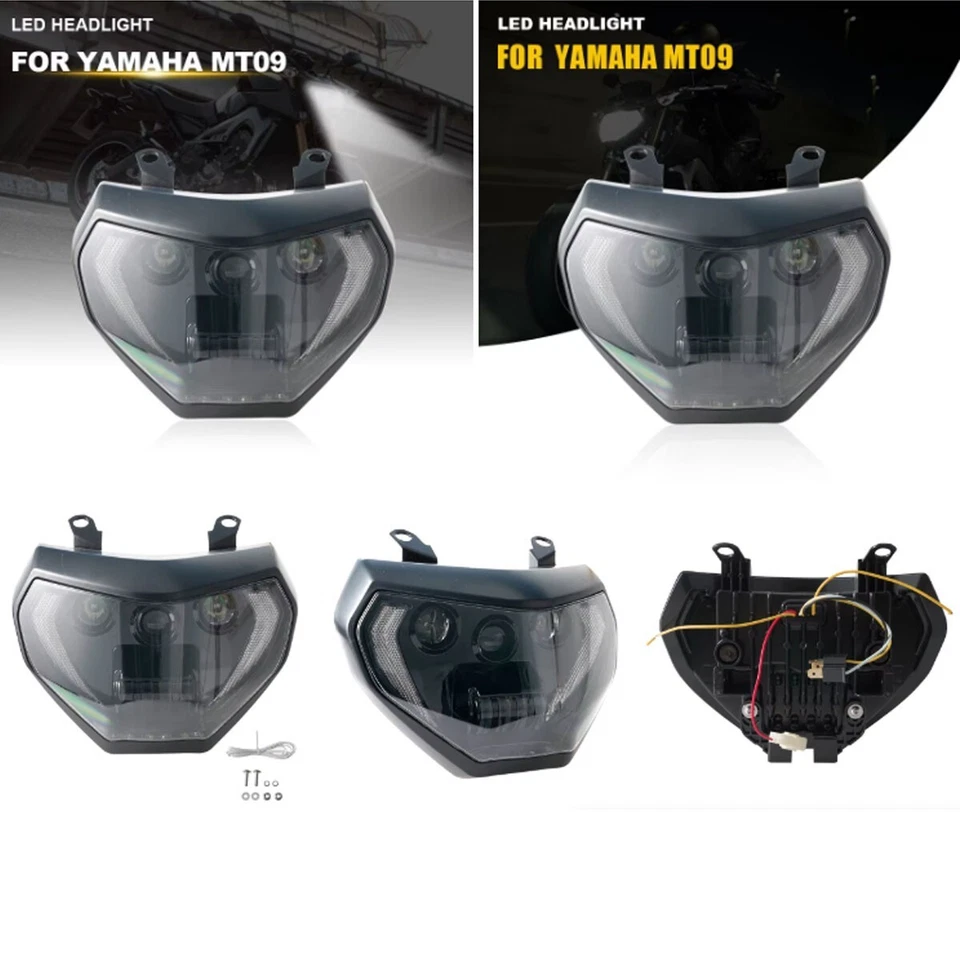Für Yamaha MT07 FZ07 2018-2020 E9 Zugelassen LED Scheinwerfer Headlamp Frontlicht - Bild 4 von 4