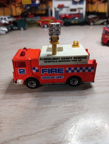 Matchbox Fire Department Die Cast Red & Orange China - Picture 4 of 23