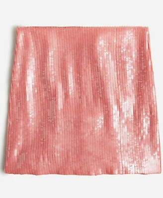 NEW COLLECTION PINK SEQUIN MINI SKIRT SIZE BK728 SOLD OUT