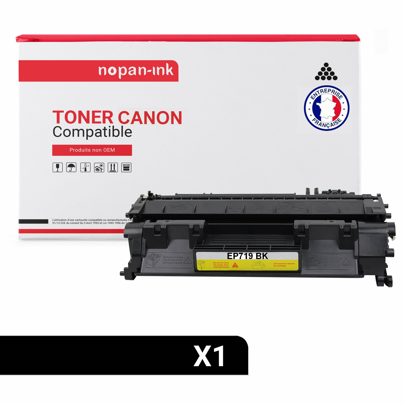 Toner CE505X Haute Densité Noir EP719 NOPAN-INK Haute Compatibilité