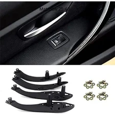 WEILEITE Front Interior Inner Inside Door Pull Handle Grab Cover Fit for BMW 320