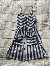 Womens Striped Summer Dress Size Small