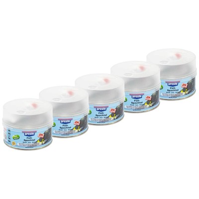 Presto 2K Füllspachtel 5 X 500 g Polyester Füllspachtel Ziehspachtel inkl Härter