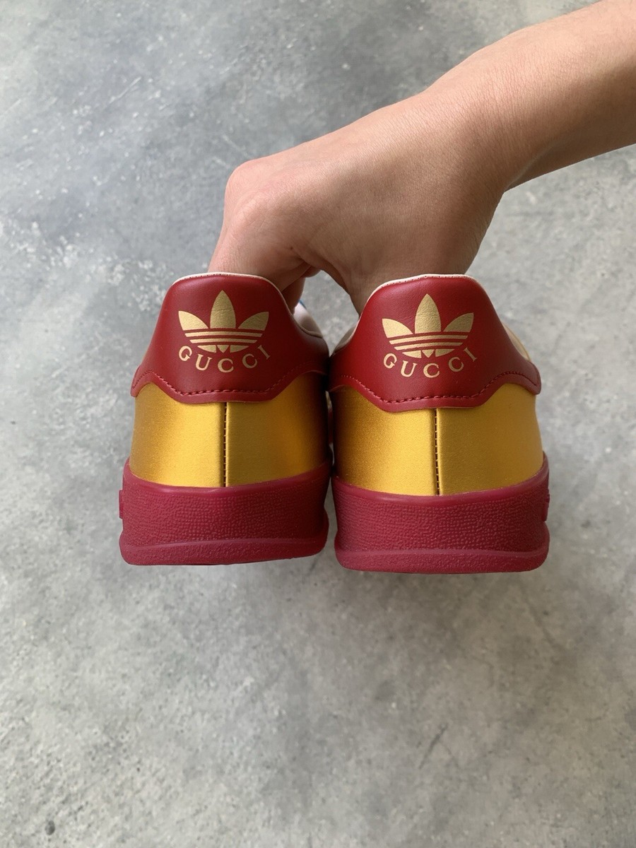 adidas gazelle silver green womens Gucci X Adidas Purple Velvet Gazelle Sneakers, Size 38 w/ Box – OLIVER'S main image 1