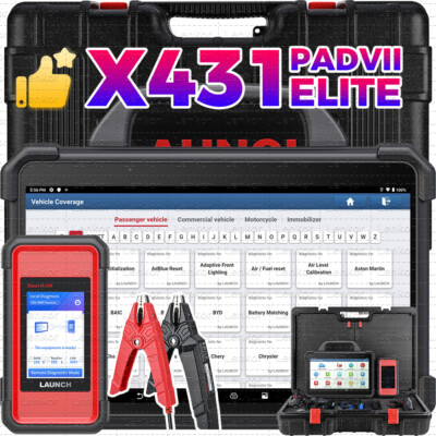 LAUNCH X431 PAD VII PAD 7 Heavy Duty Truck Diagnostic Scanner Key Programming