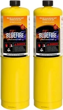 BLUEFIRE 2x MAPP MAP PRO Gas Fuel Cylinder,14.1oz,Hotter than Propane