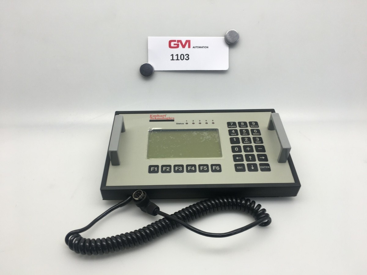 Emhart Teknologies Operator Terminal ZA 1700 ÄZ03 V1.08/BG3 