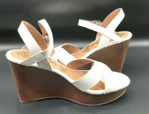ebay white wedge sandals