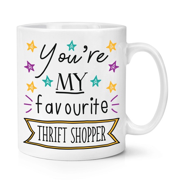 You're My Favorit Grasnelke Shopper Stars 284Ml Becher Tasse Funny Shopping Mum-image