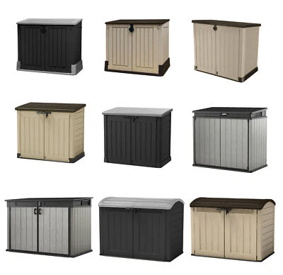 Mülltonnenboxen von Keter - Aufbewahrungsbox Gerätebox Abfall Verkleidung Box