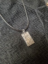 TAROT card pendant THE MOON O